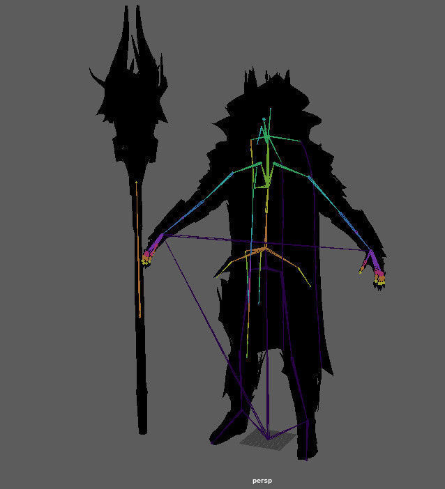 King of Darkness Low-poly 3D model_15
