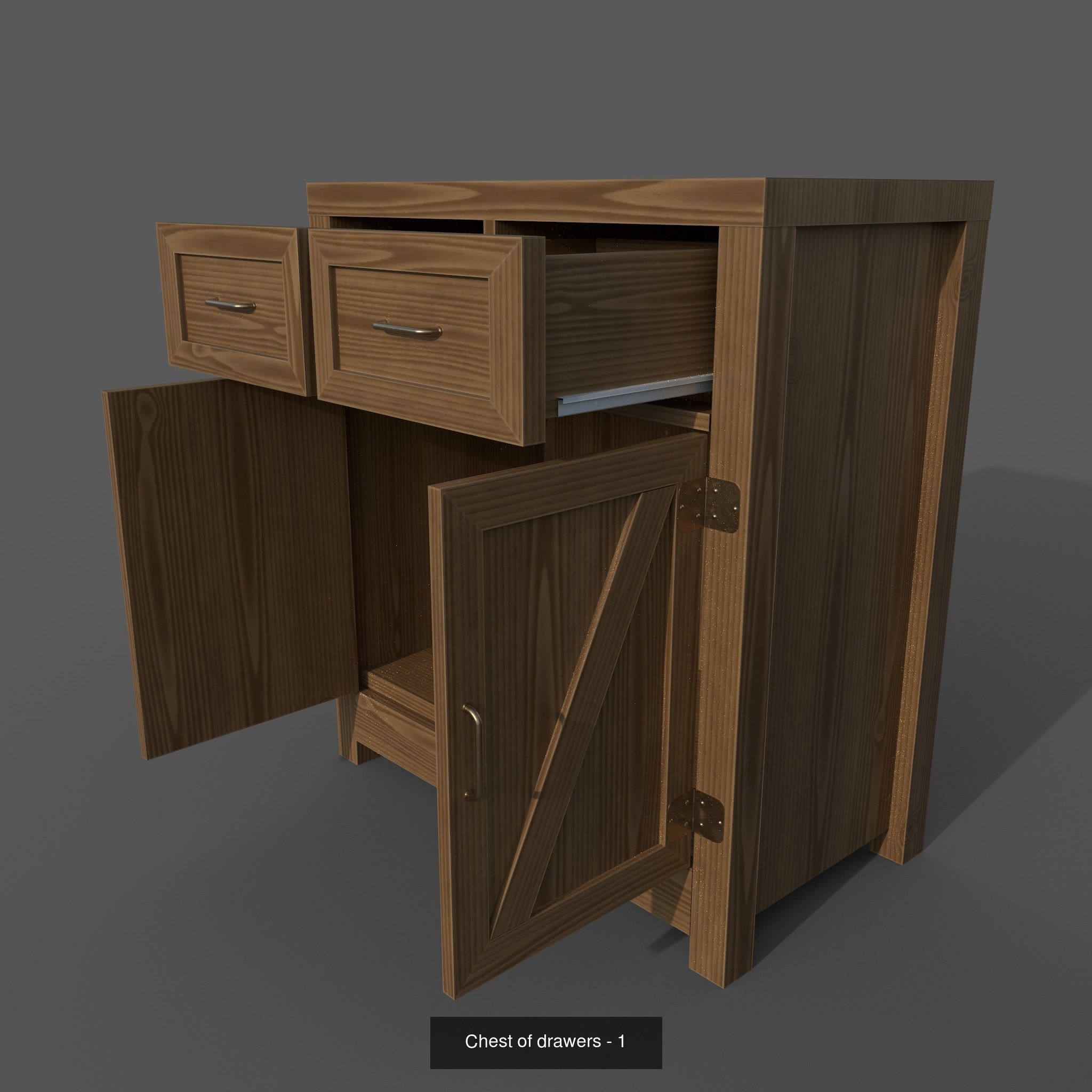 Chest of drawers pack 3D Model Collection_3