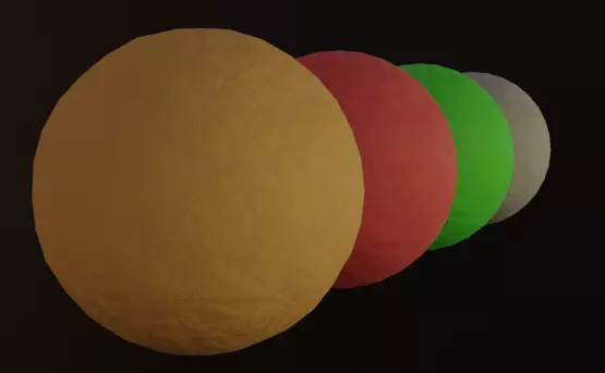 3d Clay Model and Shader Texture