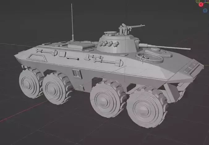 SpPz Luchs Scout Tank SpaehPanzer 3D print model