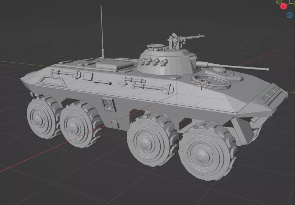 SpPz Luchs Scout Tank SpaehPanzer 3D print model_0