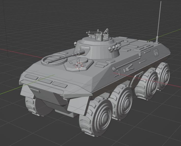 SpPz Luchs Scout Tank SpaehPanzer 3D print model_1