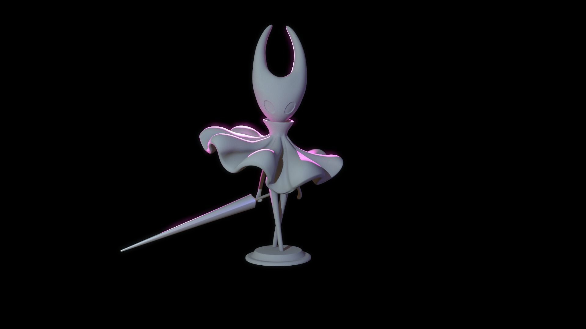 Hornet Hollow Knight  3D print model_3