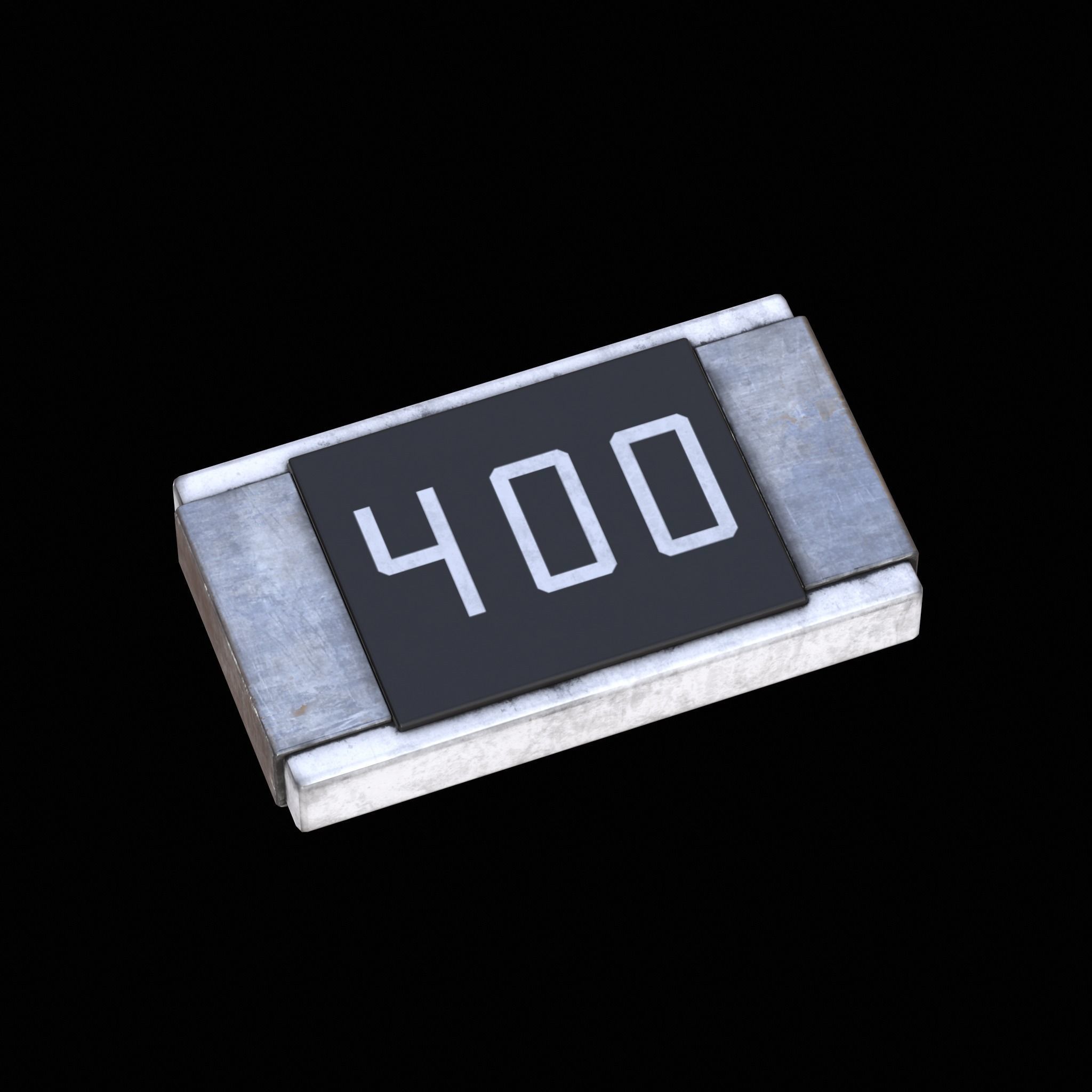 Resistors Low-poly 3D model_6