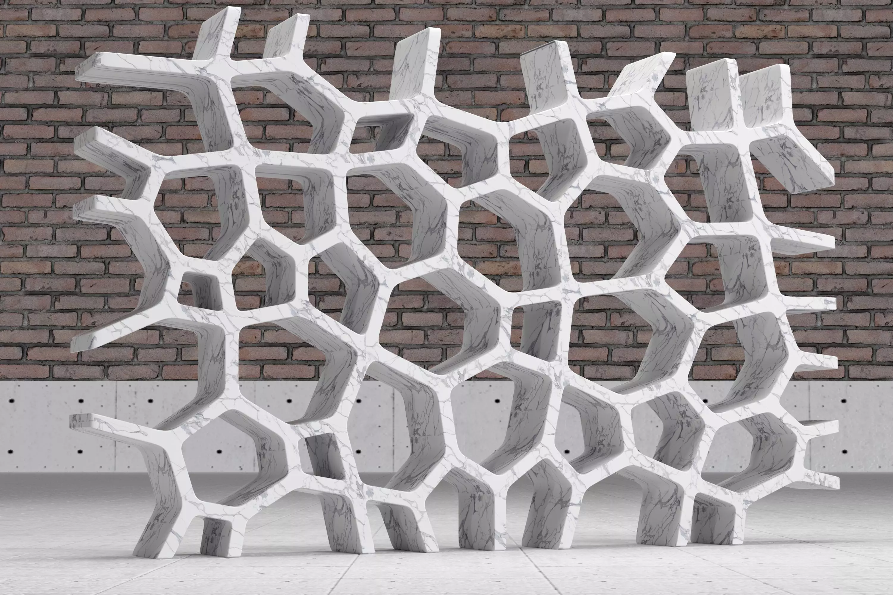 Voronoi Shelf 3D model_0