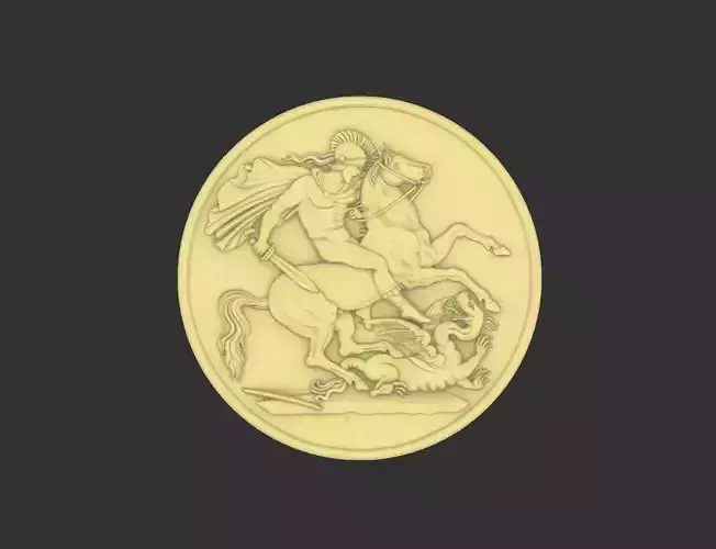 Alexander King Bas Relief Model For CNC and Die Casting metals