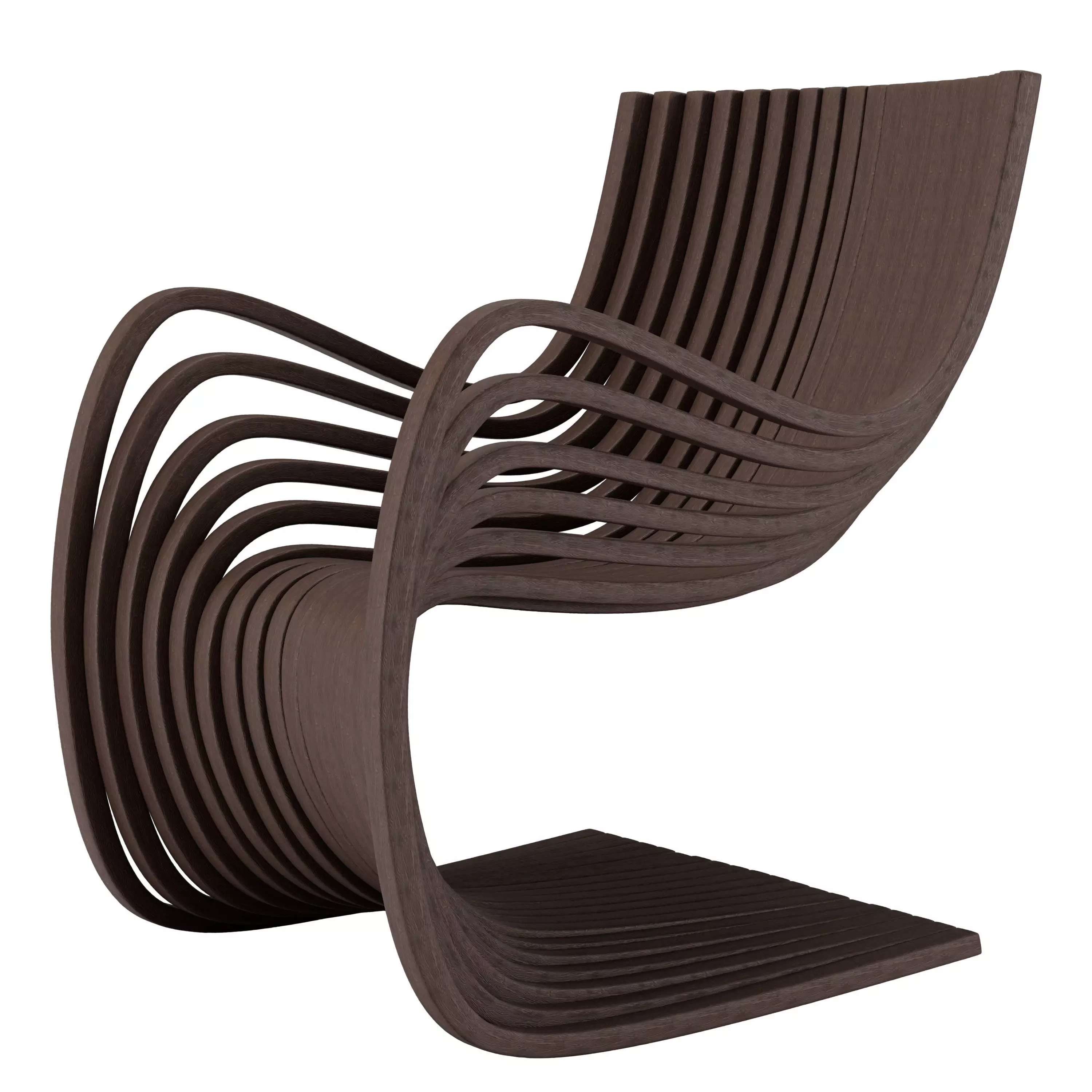 Pipo Chair parametric 3D model_0