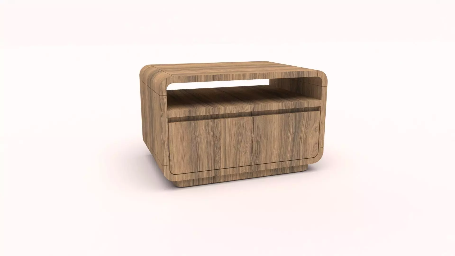 Wooden Night Stand 3d Model Free 3D model_0