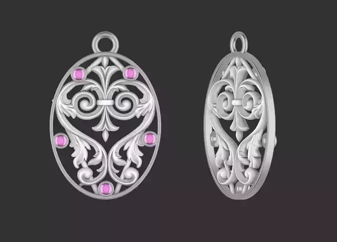 Beautiful Floral Pendant for Womens
