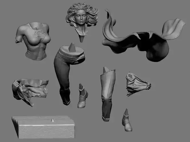 super woman nsfw 3D print model