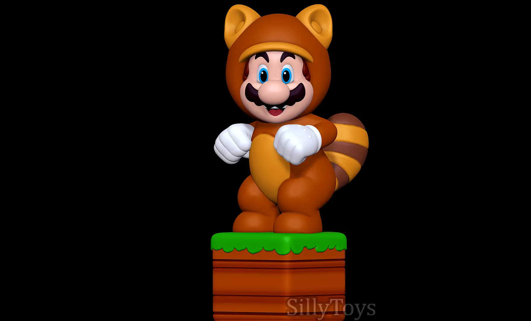 Tanooki Mario 3D print model
