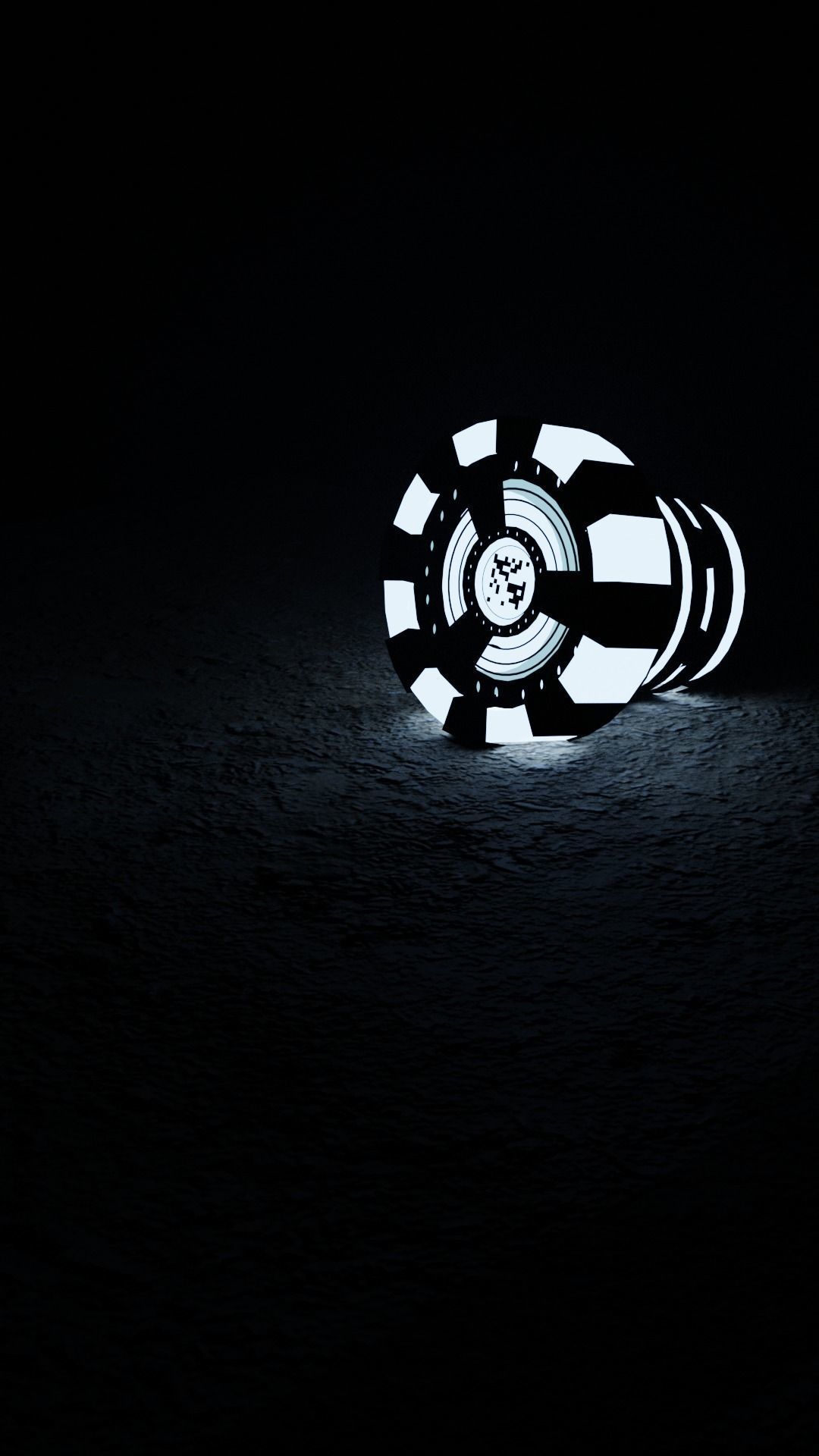 IRON MAN HEART the ARC reactor Low-poly 3D model_14