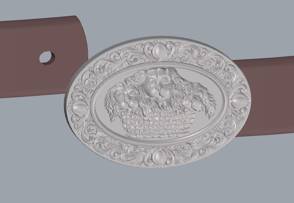 Women Belt with Classic art Art Work  Design File 3D print model_1