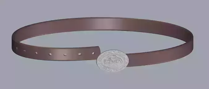 Women Belt with Classic art Art Work  Design File 3D print model