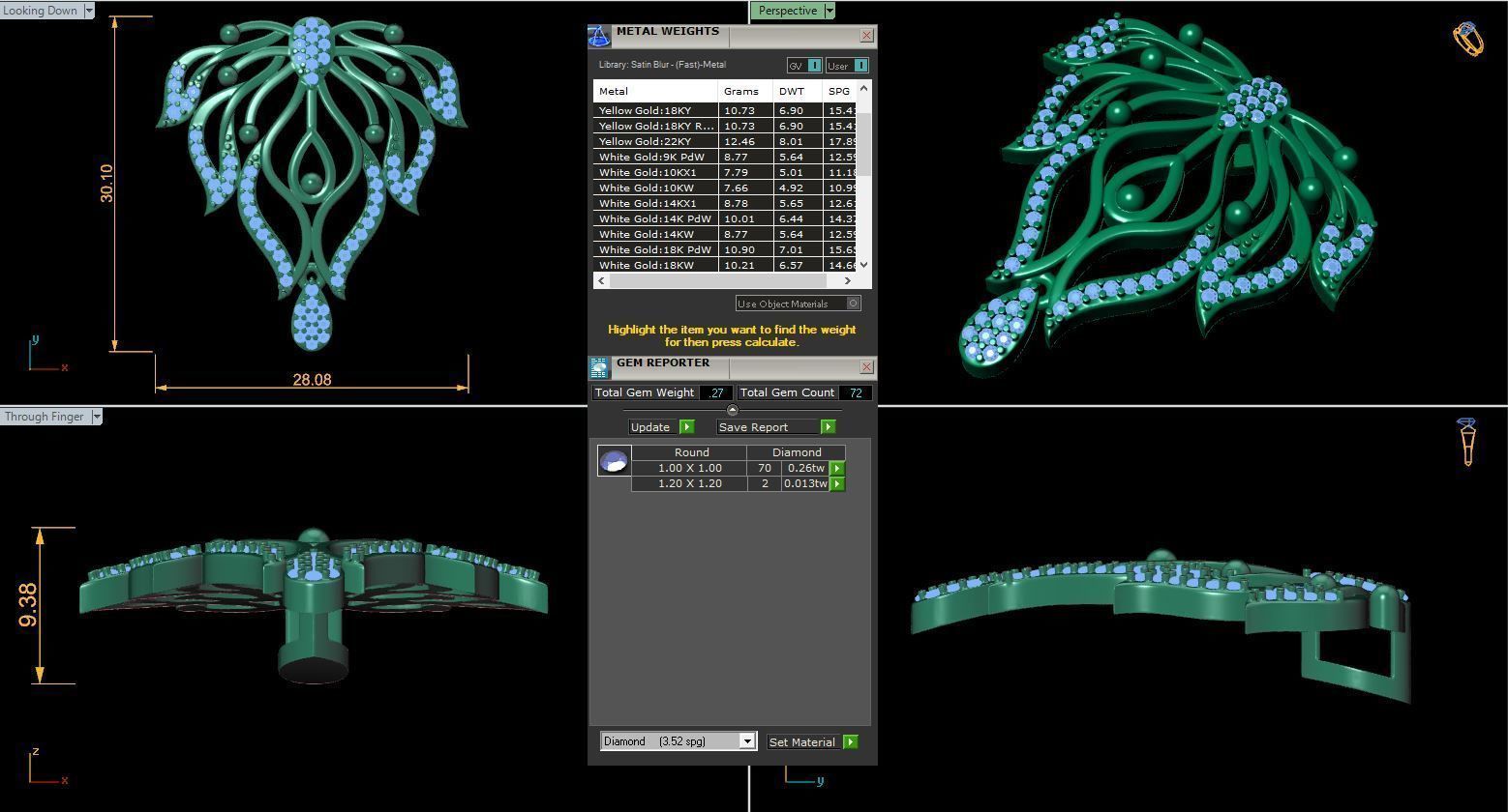 Pendant Jewelry Pendant 3D print model_2