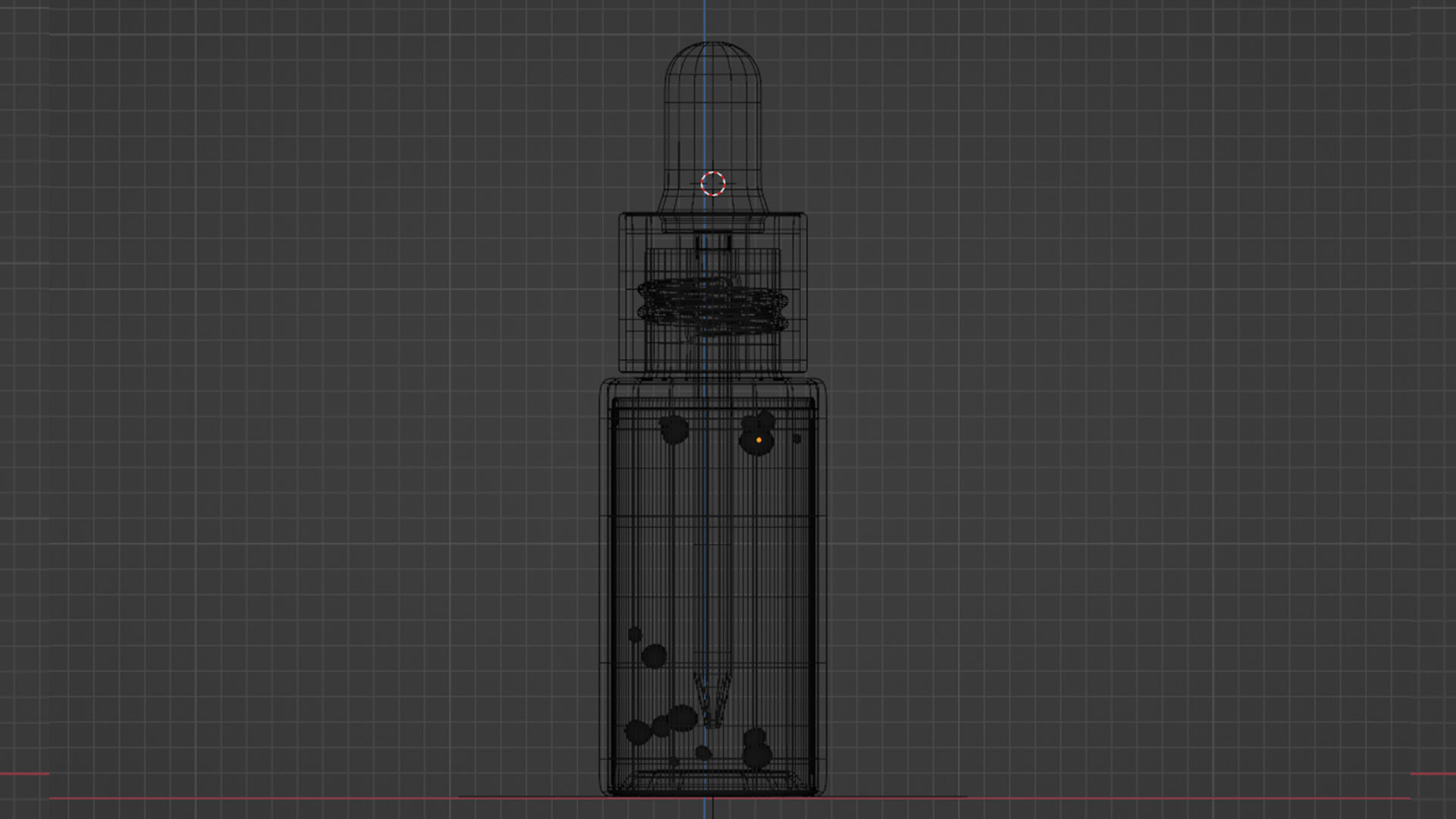 Dropper Serum Bottle 3D model_3