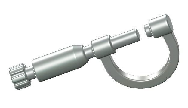 Micrometer Screw Gauge 3D model_2