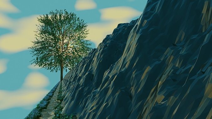 dawn environment landscape Free 3D model