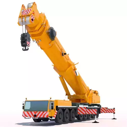 Mobile Crane Liebherr LTM 1500 3D model
