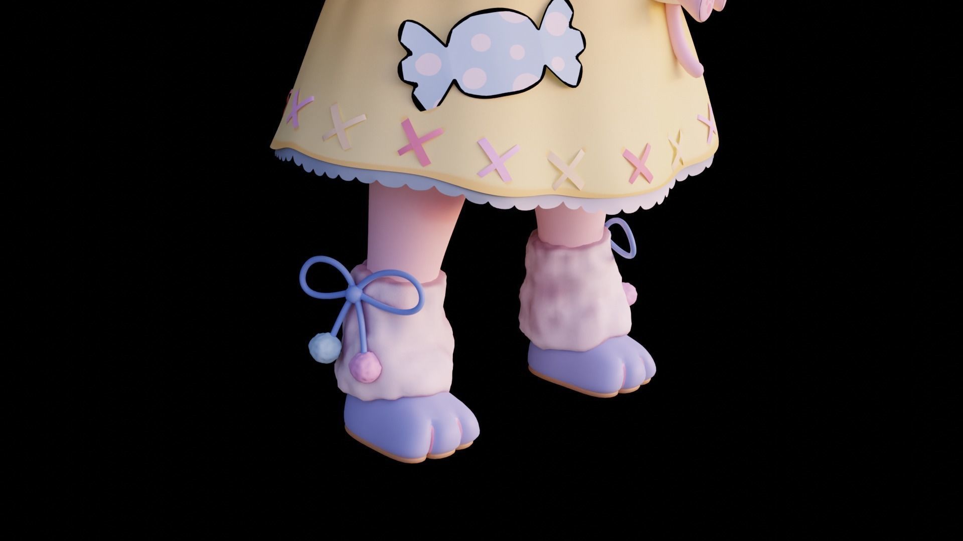 Chibi Character - Ready to rig 3D model_19