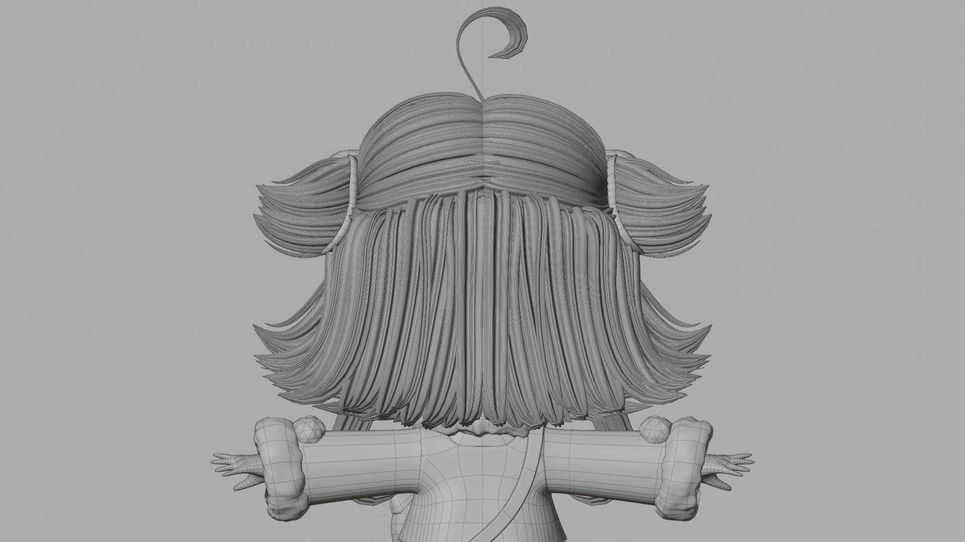 Chibi Character - Ready to rig 3D model_24