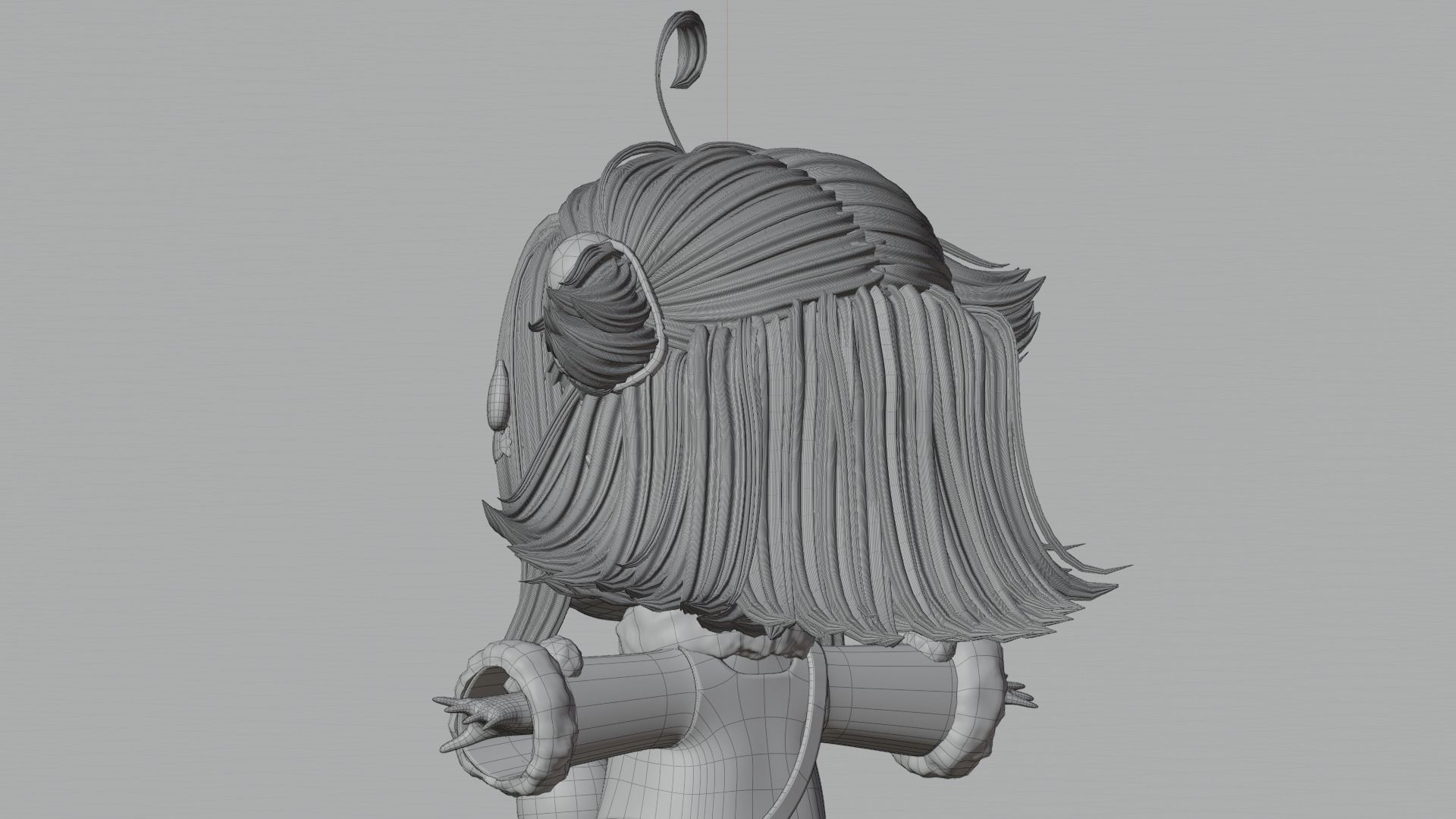 Chibi Character - Ready to rig 3D model_27