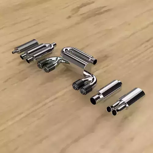 1to10 RC Exhaust Set  -  3D print model with all Files 3D print model