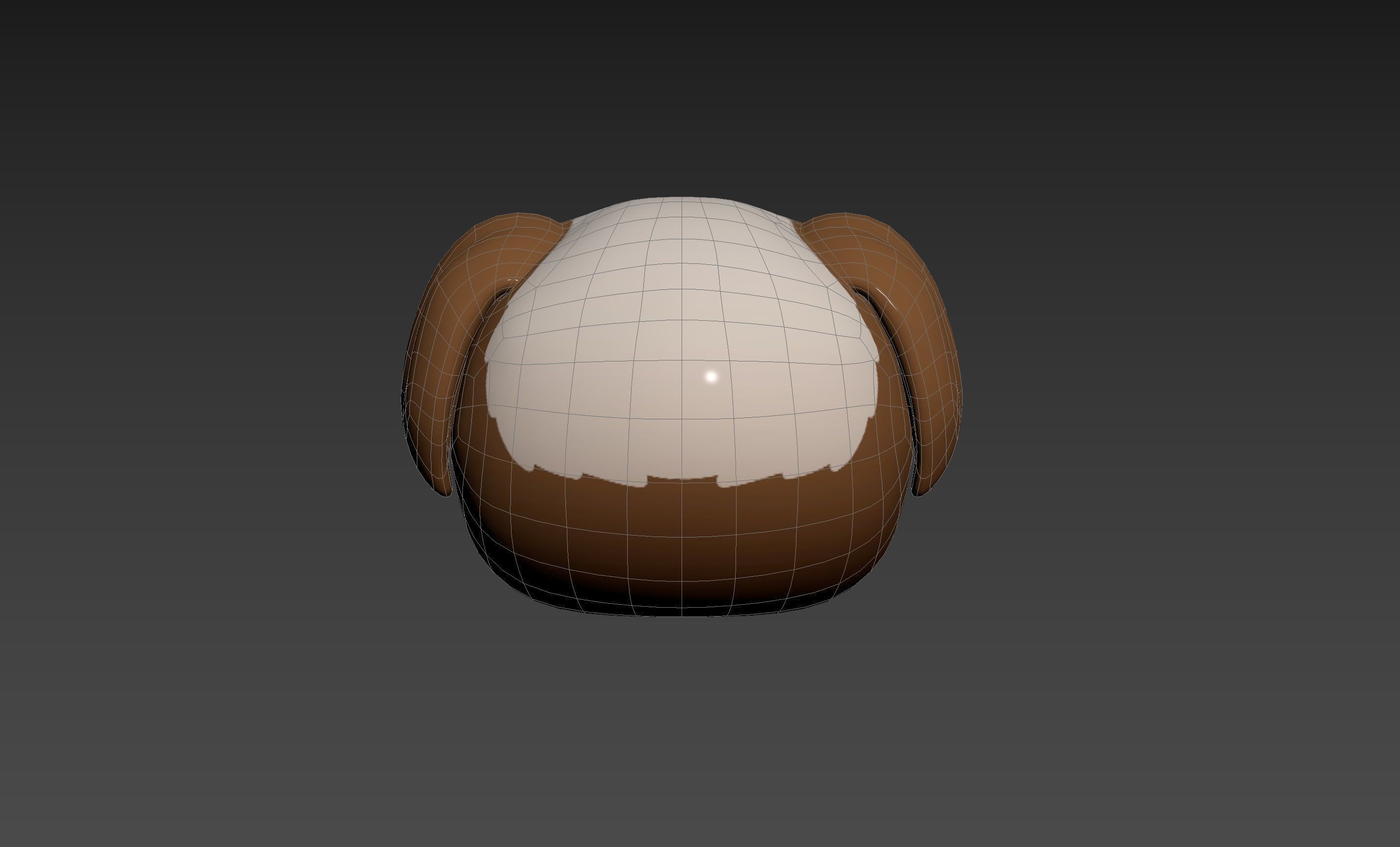 Prop190 Shih Tzu Dog Head 3D model_20