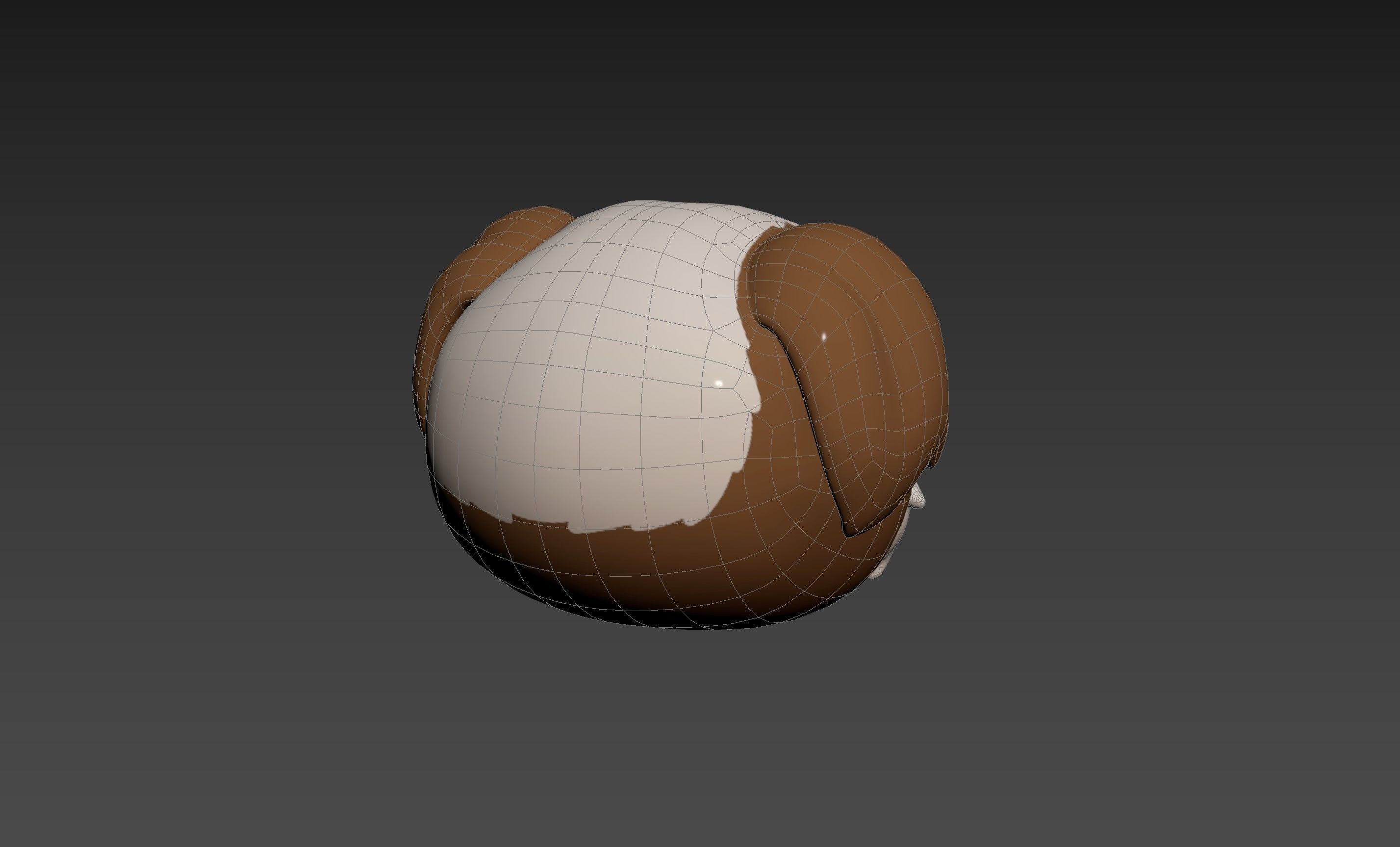 Prop190 Shih Tzu Dog Head 3D model_19