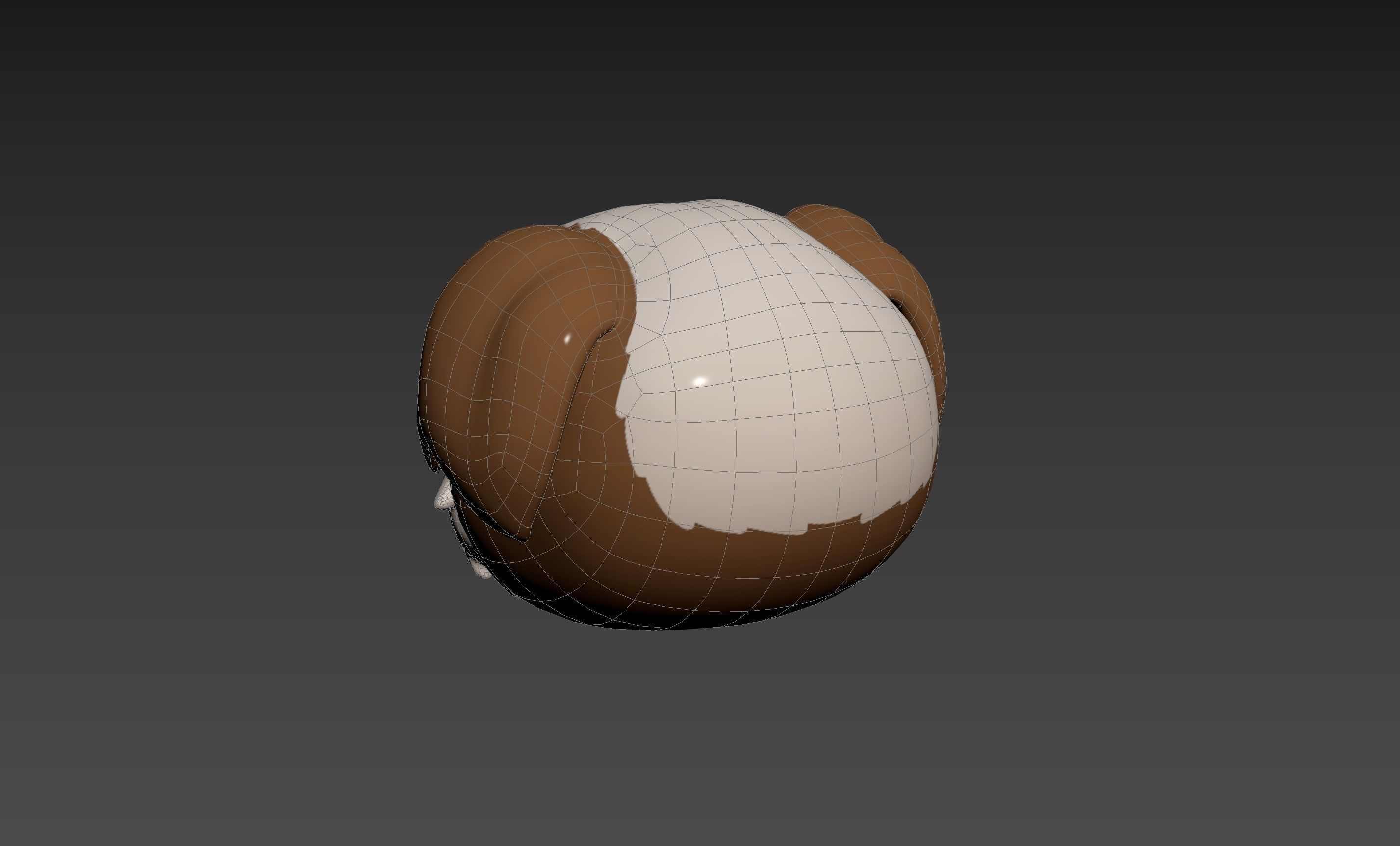 Prop190 Shih Tzu Dog Head 3D model_21