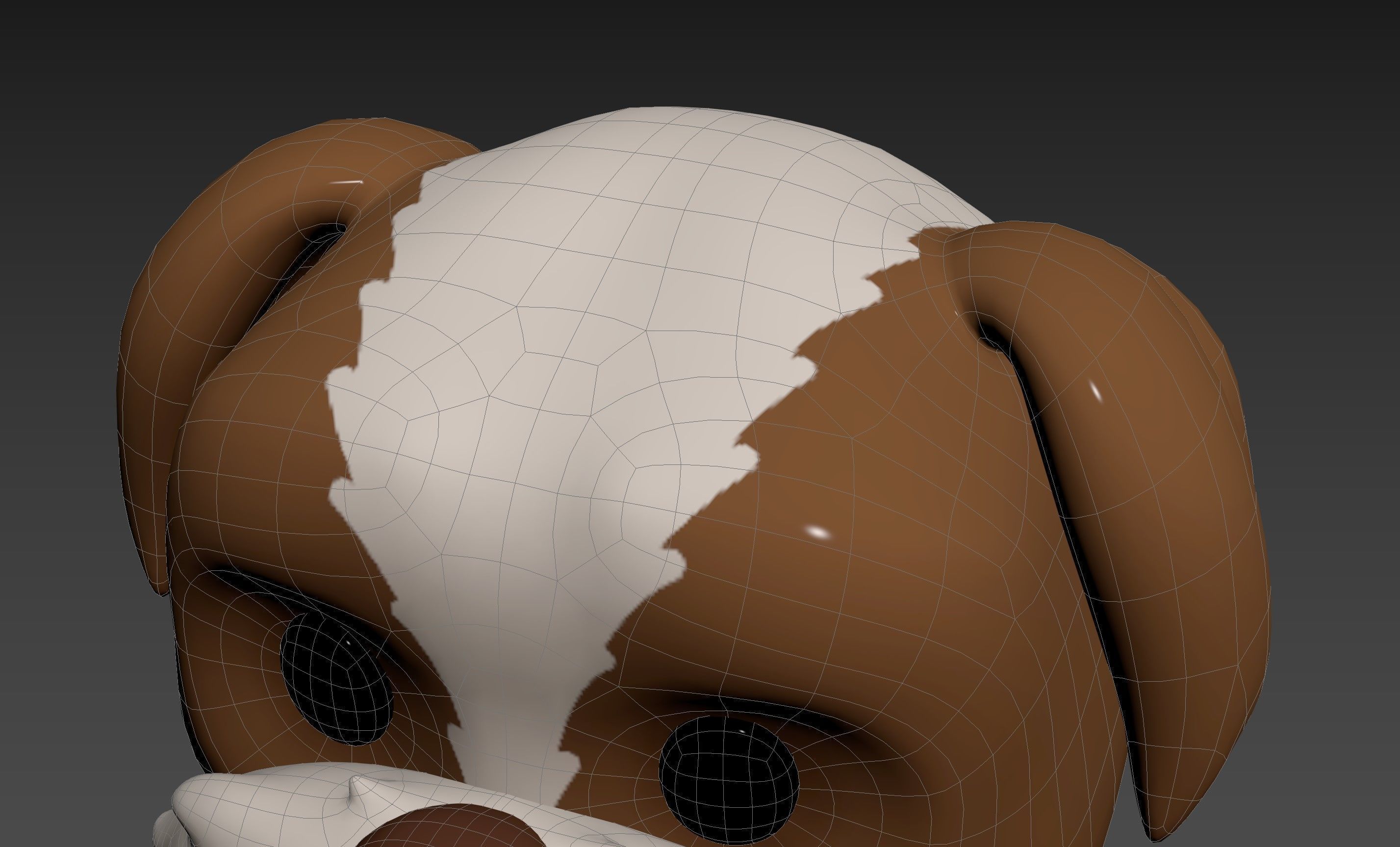 Prop190 Shih Tzu Dog Head 3D model_26