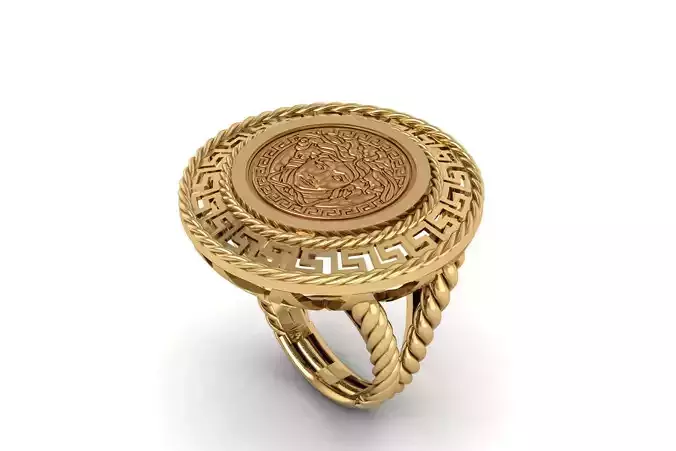 Coin Bezel Ring R 177