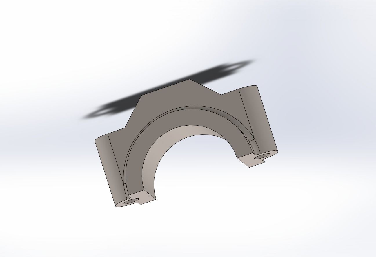 crankshaft connecting rod piston assembly 3D model_1