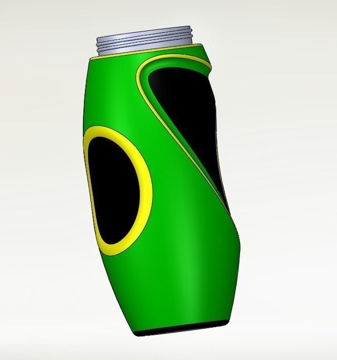 crankshaft connecting rod piston assembly 3D model_7