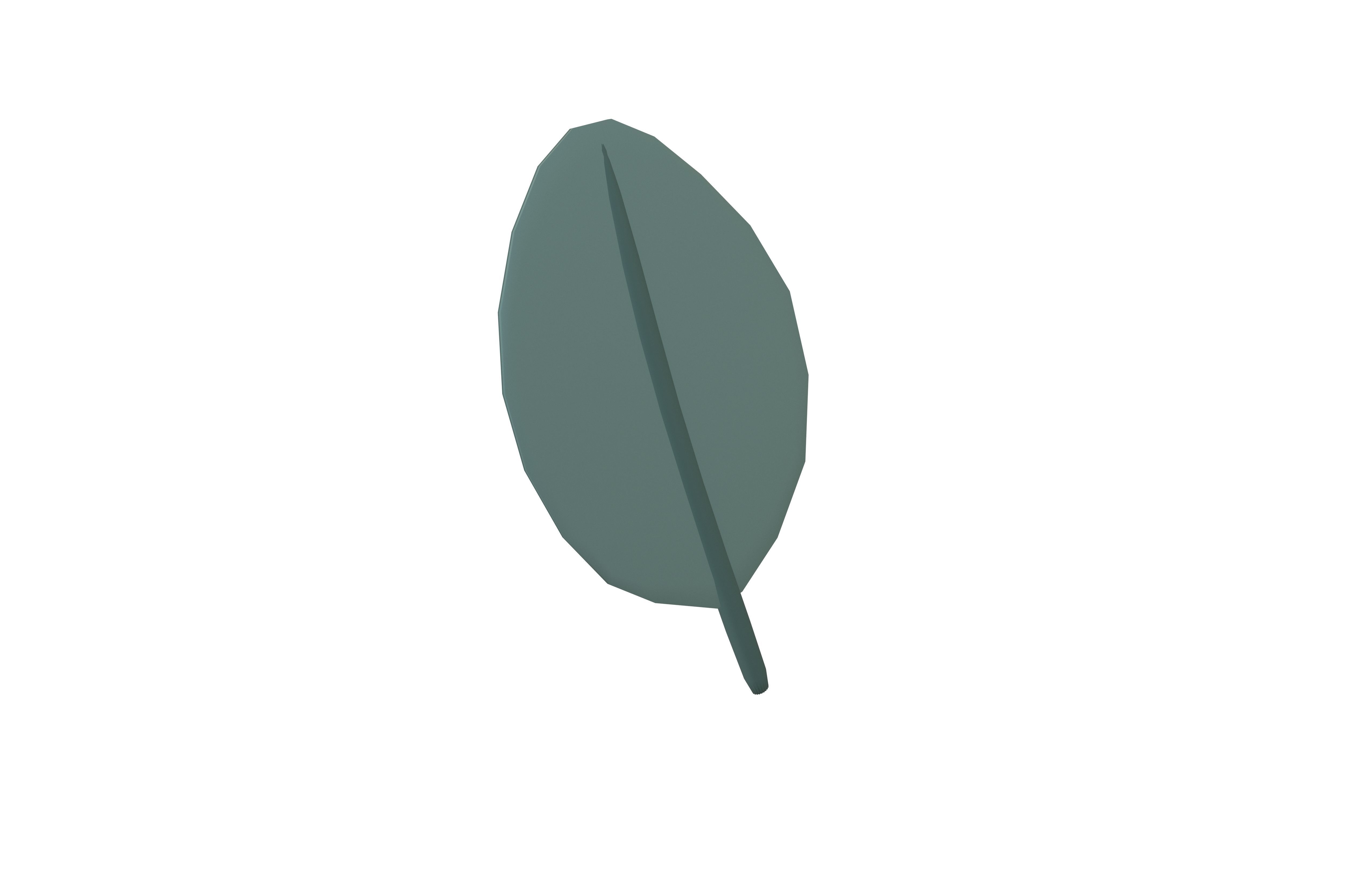 Cartoon Leaf v7 003 Low-poly 3D model_1