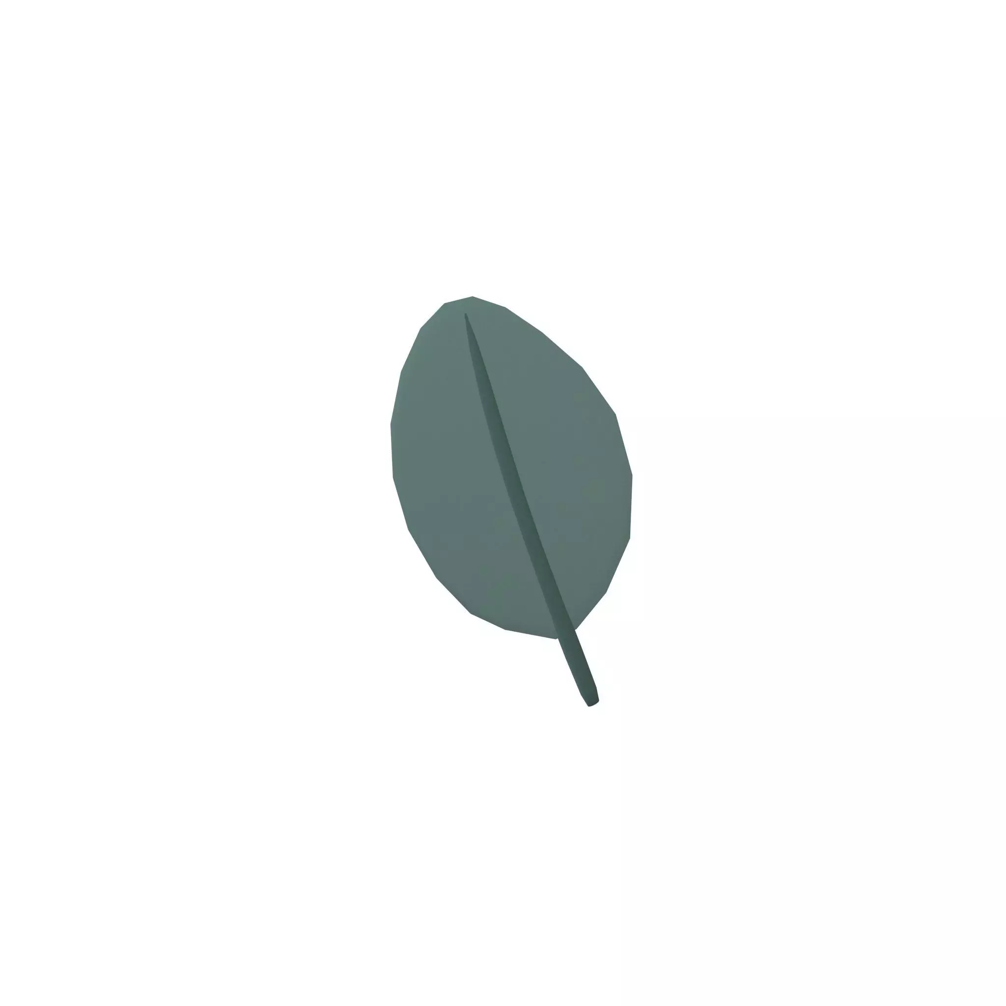 Cartoon Leaf v7 003 Low-poly 3D model_0