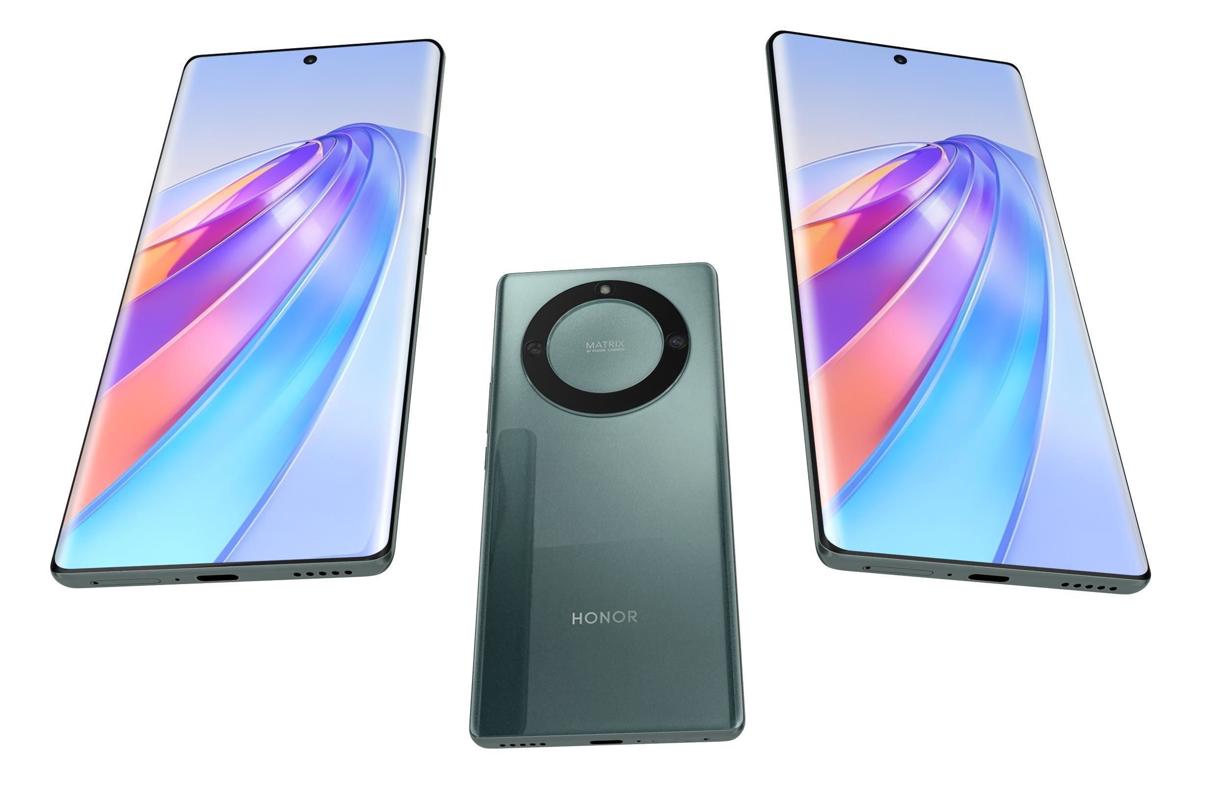 Honor X40 Green 3D model_2