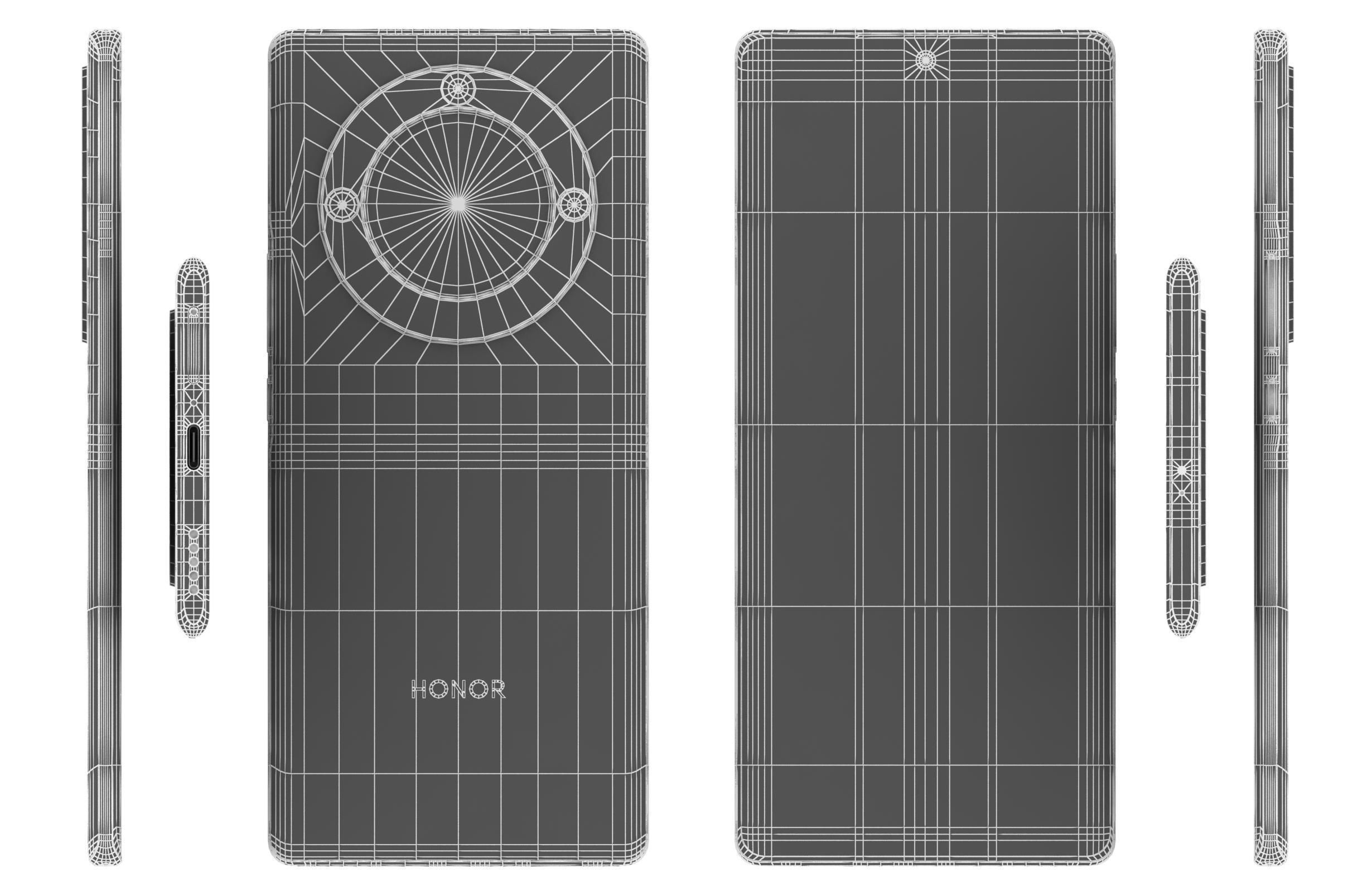 Honor X40 Green 3D model_16