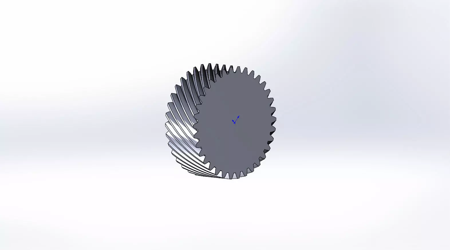 Helikal gear 3D print model_0