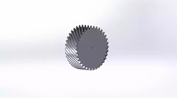 Helikal gear 3D print model