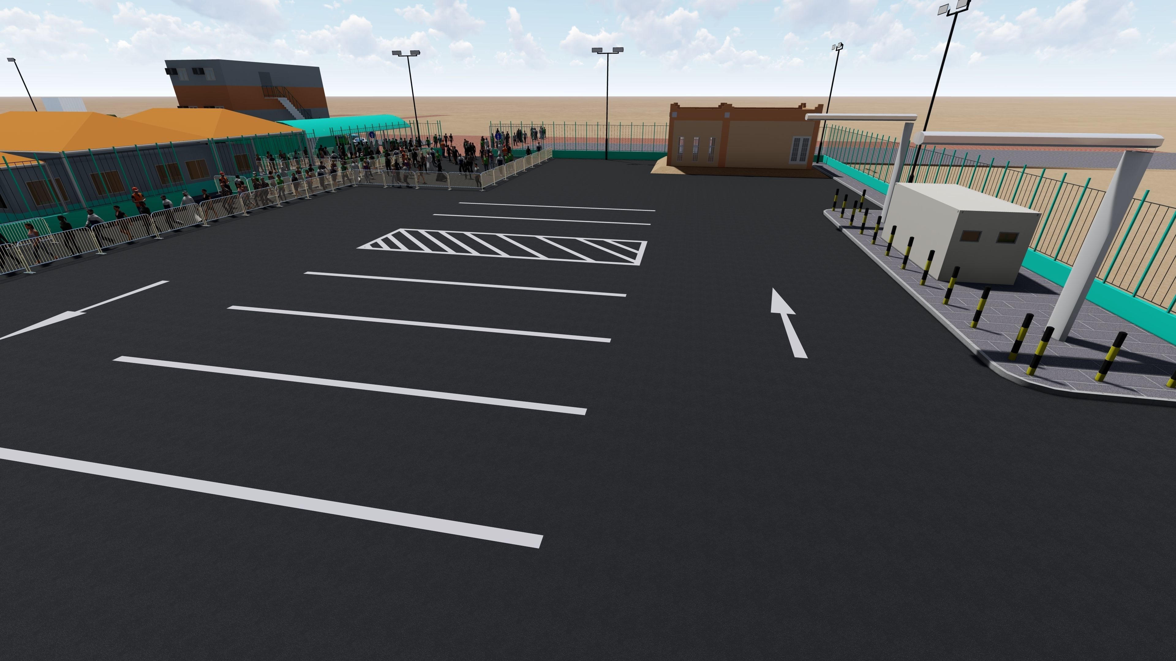 Doha Bus Station 3D model-11 Low-poly 3D model_8