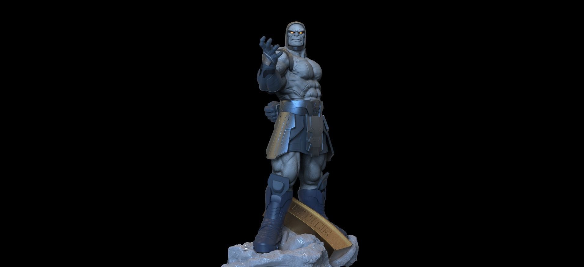 Darkseid statue 3D print model_3