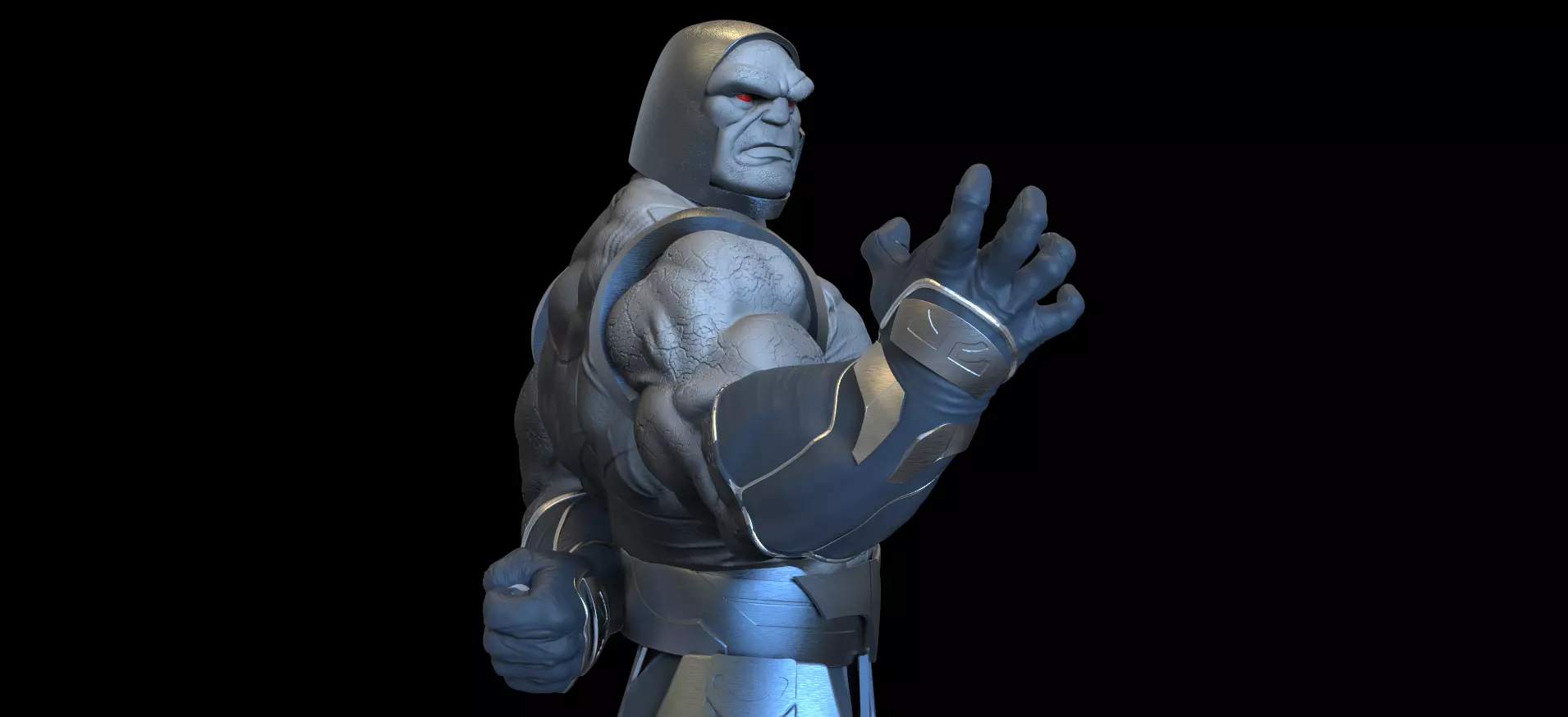 Darkseid statue 3D print model_0
