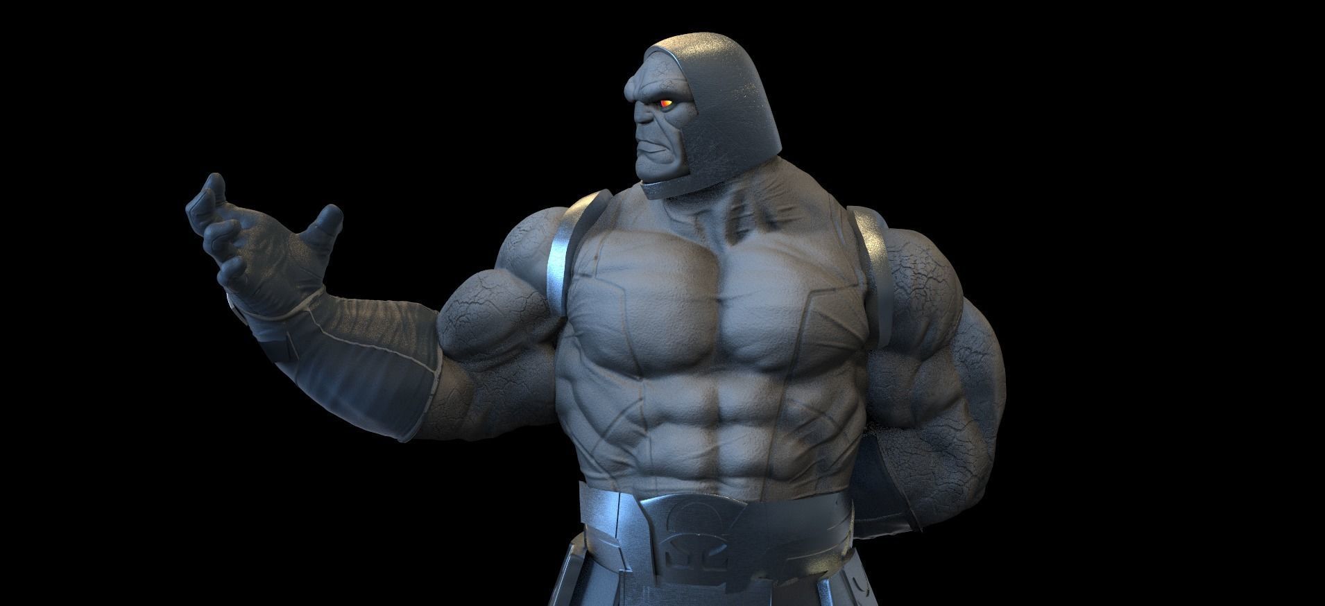 Darkseid statue 3D print model_8