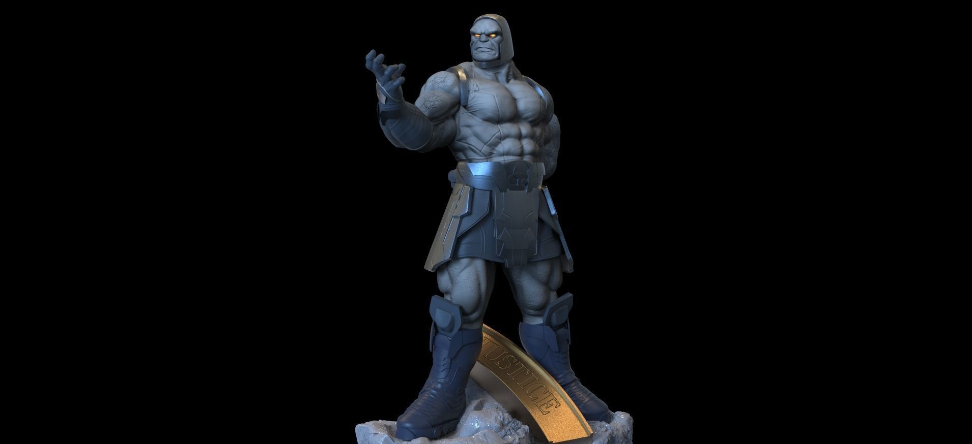 Darkseid statue 3D print model_2