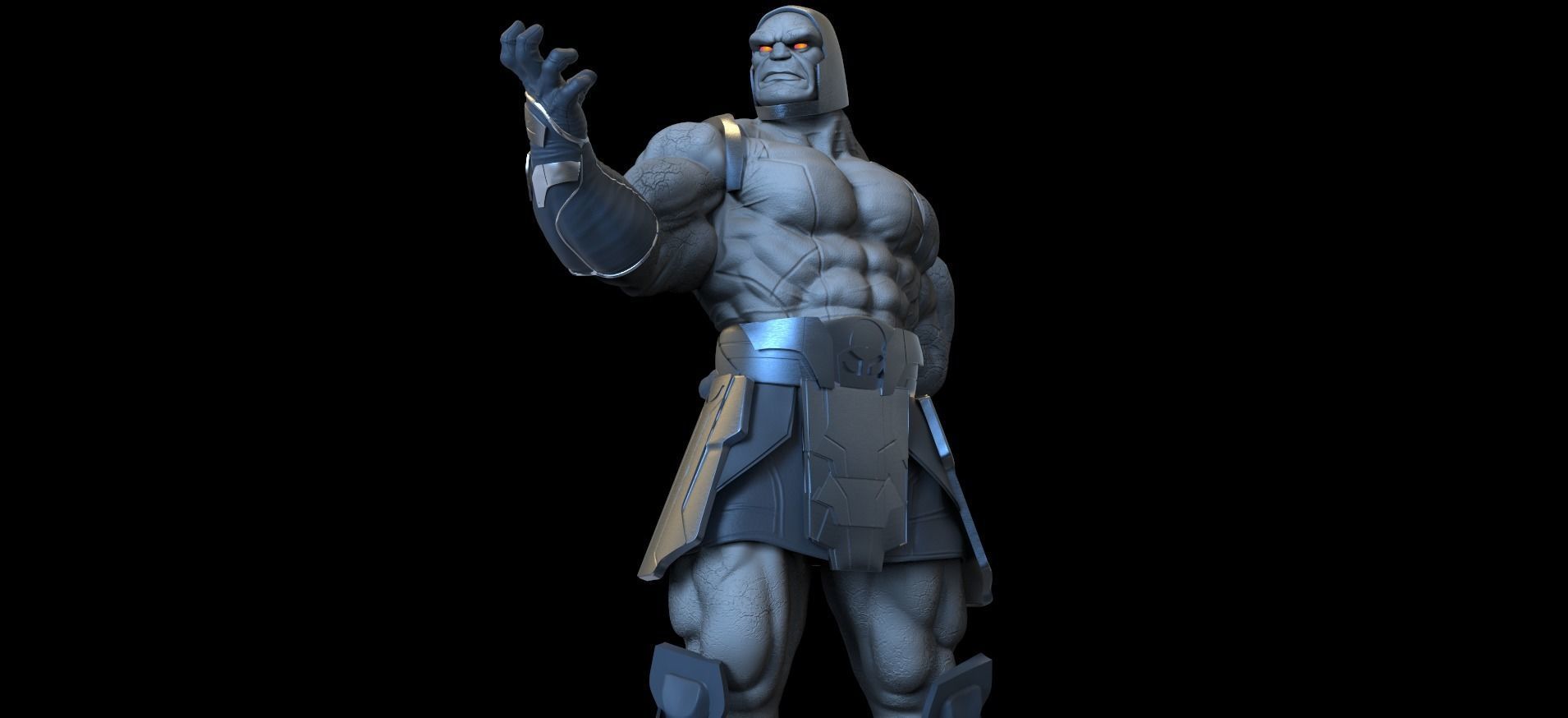 Darkseid statue 3D print model_10