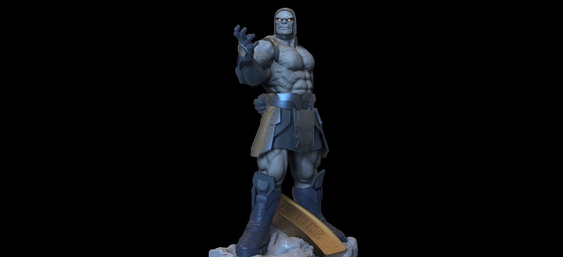 Darkseid statue 3D print model_1