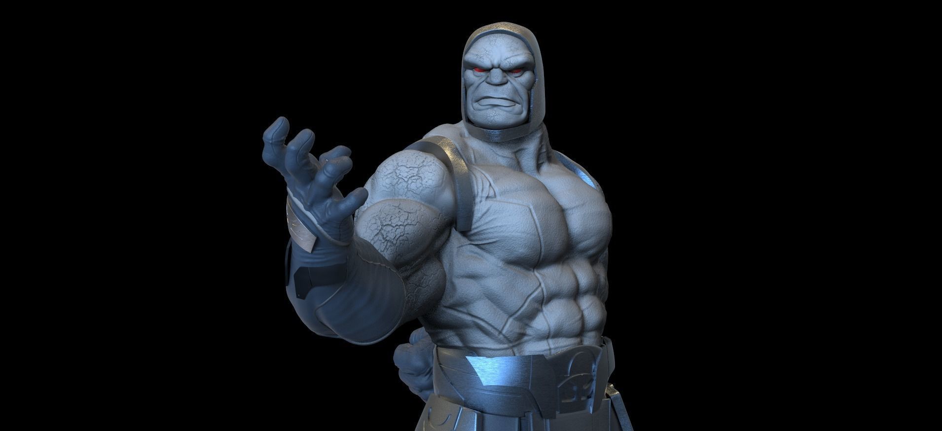 Darkseid statue 3D print model_9