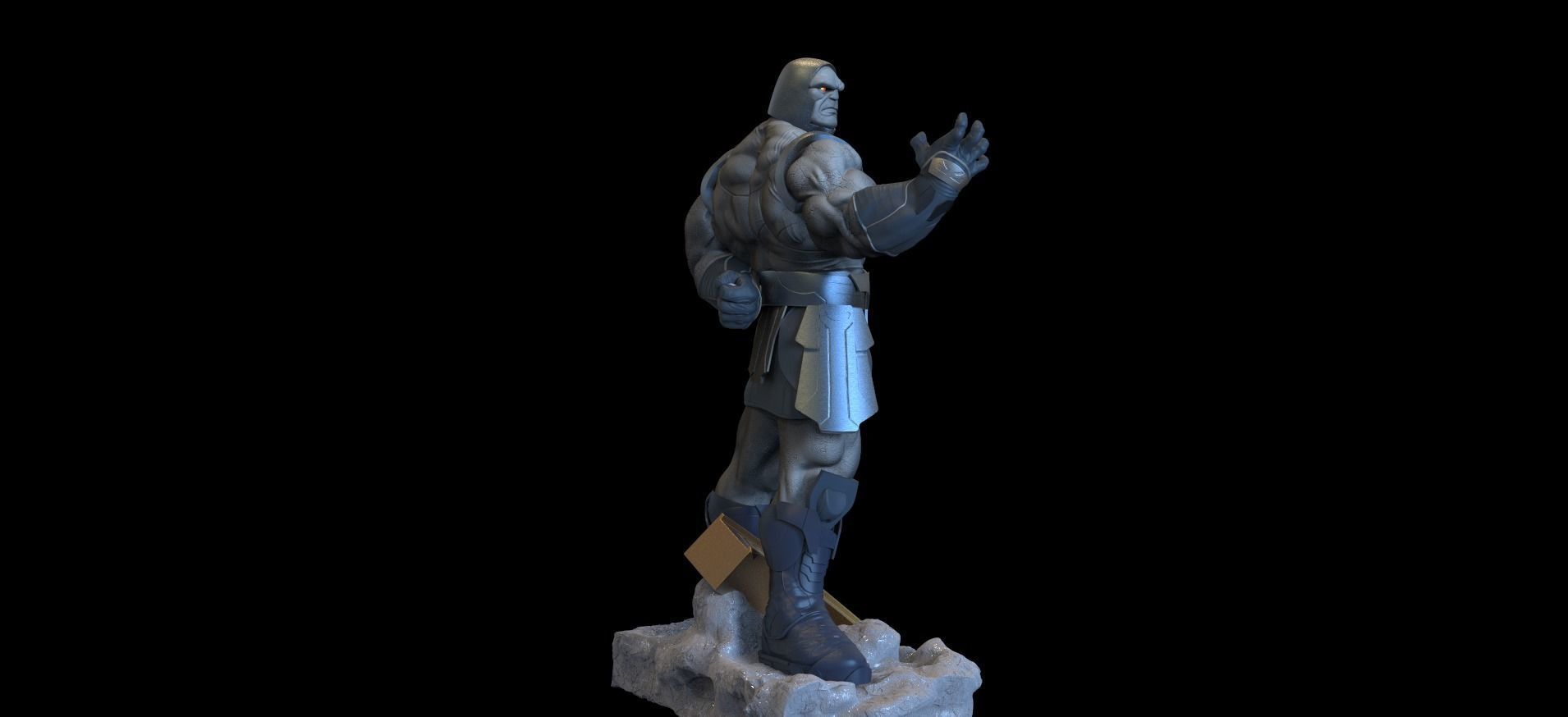Darkseid statue 3D print model_4