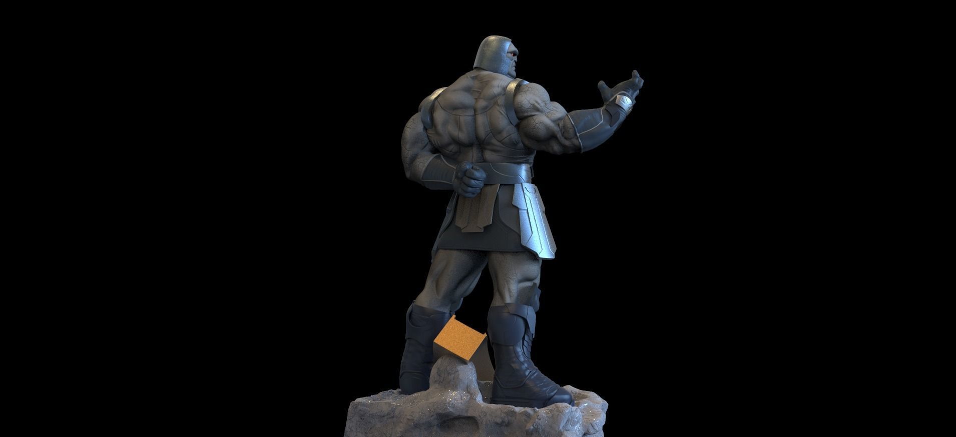 Darkseid statue 3D print model_5
